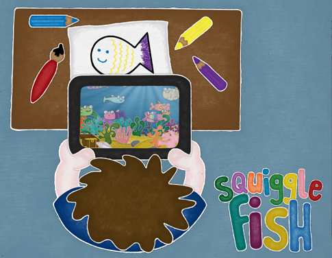 SquiggleFish Start Screen